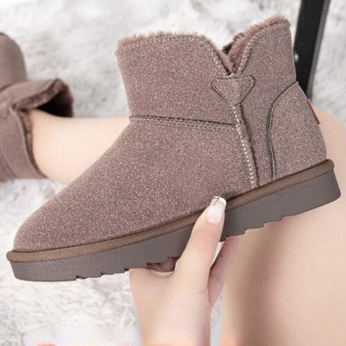 2021 New Couple Large Size Cotton Shoes for Men and Women Cotton Snow Cotton Warm and Thick Cold Velvet Snow Boots
