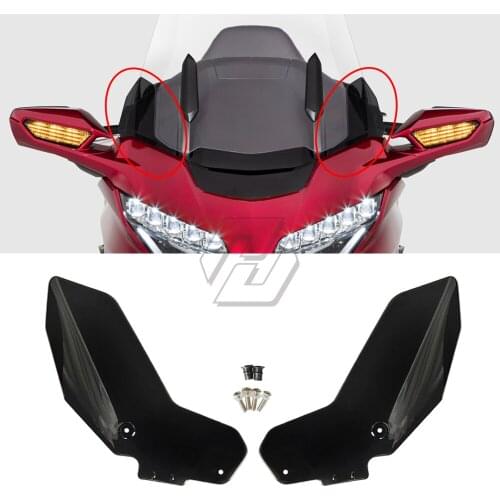 Motorcycle Windshield Side Wind Deflectors Windscreen Case for Honda Goldwing GL1800 GL 1800 2018 2019