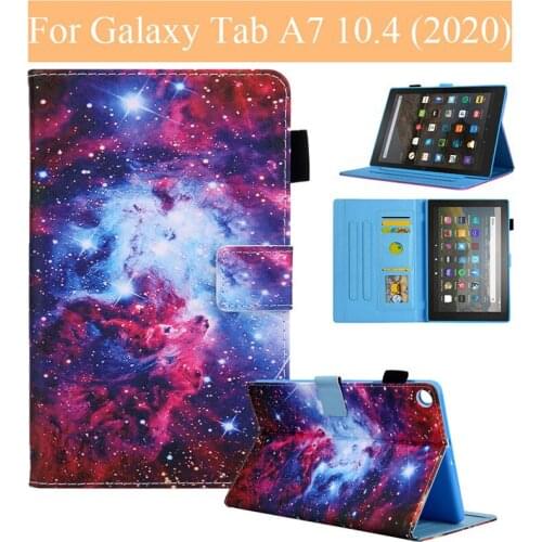 Case for Samsung Galaxy Tab A7 10.4'' SM-T500/T505 Tablet 2020 Smart sleep wake Leather Sleeve protective Cover for SM-T500 T505