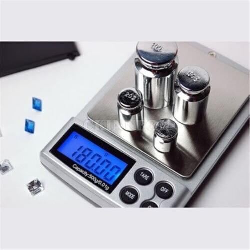 DHL 50PCS Handy 500g x 0.01g Digital Mini Pocket Scale Jewelry Weight Balance Scale Tool