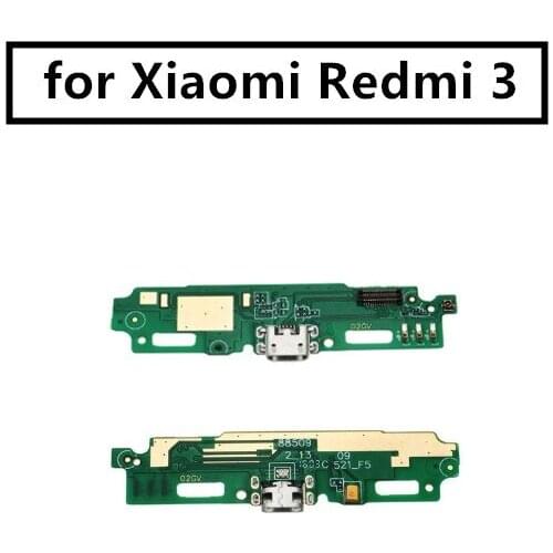 For Xiaomi Redmi 3 USB Charger Port Dock Connector PCB Board Ribbon Flex Cable phone screen repair spare parts