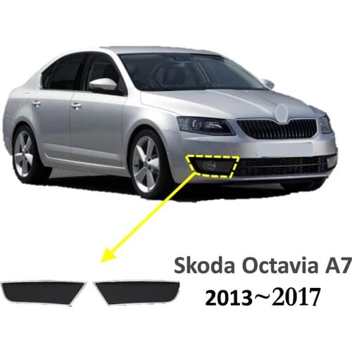 Skoda Octavia A7 Chrome Fog Lamp Bezel 2013-2017 High Quality Good Looking