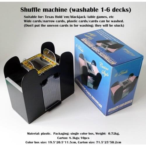 Card shuffler 1-6decks automatic poker card game gift playing card palyer love it