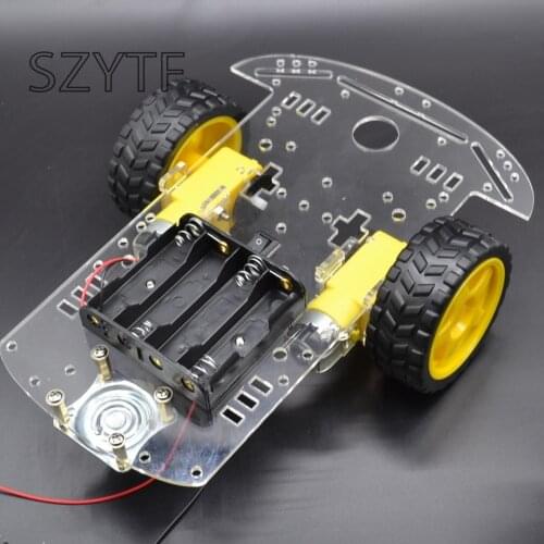 Motor Smart Robot Car Chassis /Tracing car box Kit Speed Encoder Send the Battery Box For