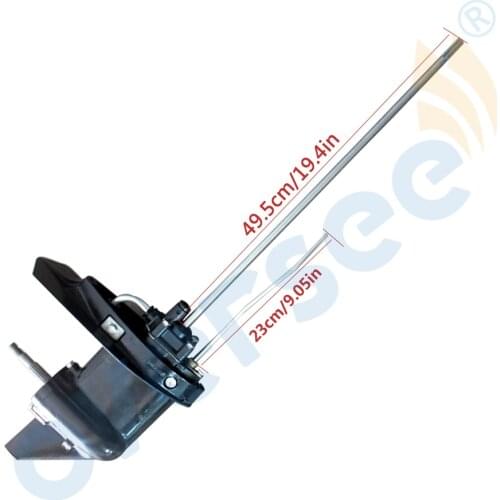 Lower Casing Short Assy For Hangkai Outboard Motor 5HP 6HP 2 Stroke Driver Shaft Gear Box Pinion 8T