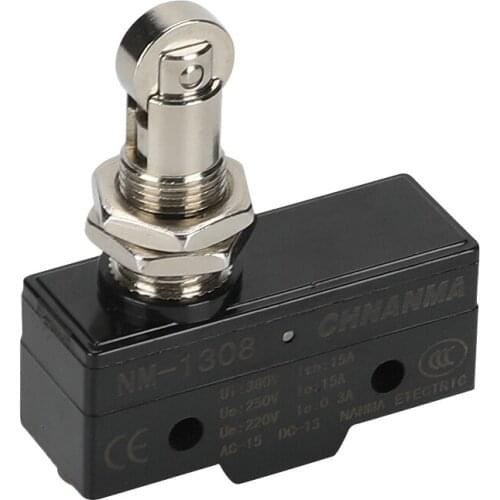 NM-1307 Parallel Roller Plunger Actuator Momentary Micro Limit Switch TM1307