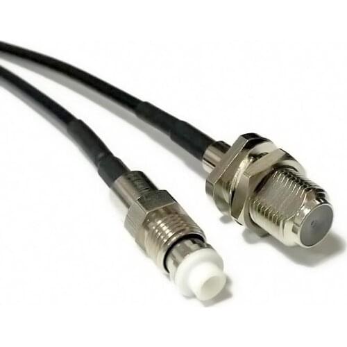 New FME Female Switch F Female Jack RG174 Jumper Cable 20CM Adapter Wholesale Fast Ship