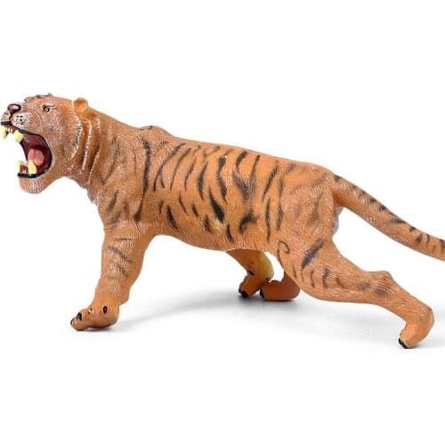 Plastic PVC Tiger Action Figure Toys for Children Kids Adult Christmas Gift Animals Model Collection Home Decoration