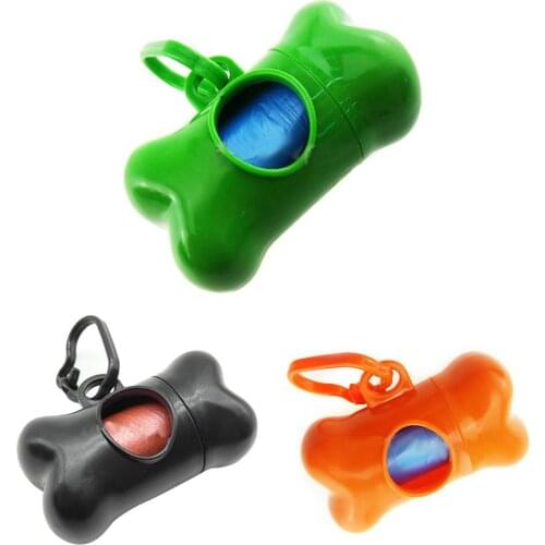 Outdoor Pet Waste Bag Dispenser For Dog Waste Bag Holder - Plastic Garbage Bag Dispenser Carrier Case Dog Pet 1 Roll Waste Bags