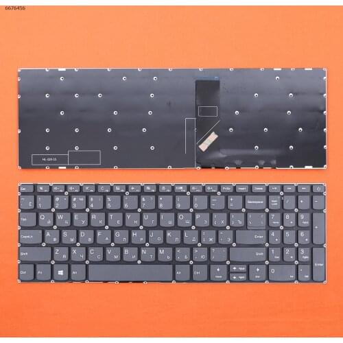 Russian Keyboard New for Lenovo IdeaPad 320-15ABR 320-15IAP 320-15AST 320-15IKB 320-15ISK GRAY Without FRAME