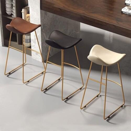 Nordic Creative Retro Loft Bar Cafe Bar Stool Light Luxury Leisure