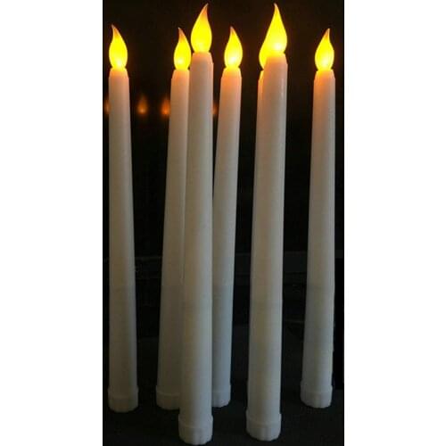 Mycyk 28CMLED pole wax LED electronic long pole candle 11-inch LED electronic pole candle 5pcs/lot Wedding Home table decor new
