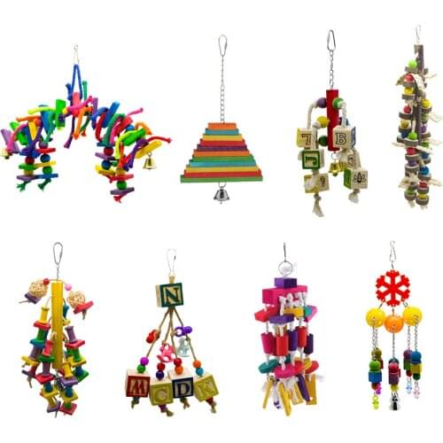 Parrot Macaw Cage Chew Toys Pet Bird Swing For Small Medium Large Birds Parrots Toys Bird Accessories For Pet Toy Swing Stand