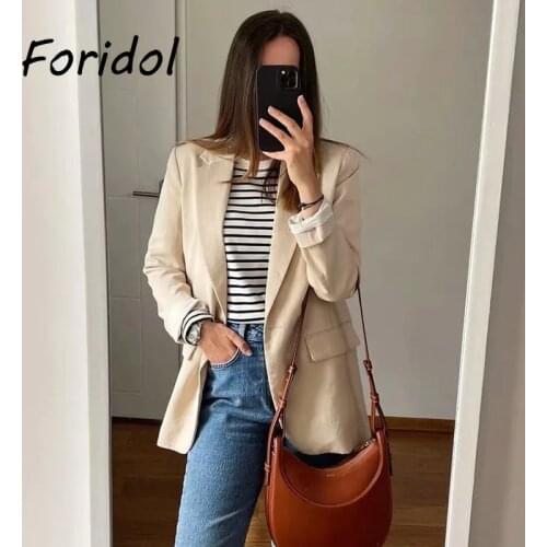 Green Blazer Coat Jacket Women High Fashion Streetwear Oversized Office Ladies Outfits Spring Autumn Pink Coat 2021