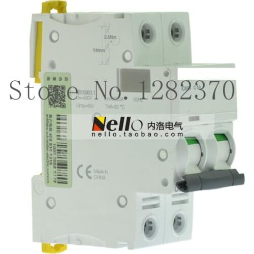 [ZOB] original breaker air switch iC65N 2P A9F191** A9F181** C/D 1A/2A/4A/6A/10A/16A/20A/25A/32A/40A/63A--5pcs/lot
