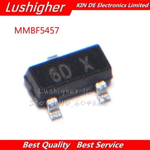 10pcs MMBF5457 6D SOT-23 MMBF5457LT1G SOT23 SOT