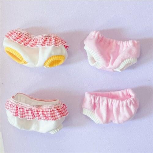 15cm/ 20cm Kawaii Idol Plush Doll Panties Diapers Puppet Toy Pants Peach Pants Love Short
