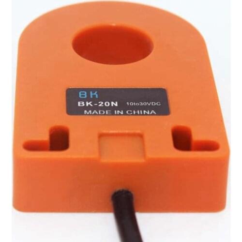 20mm Hole DC 6-36V 3 Wire NPN Normally Open HX-DGS-20N Inductive Ring Proximity Sensor Switch For Metal Screw Spring