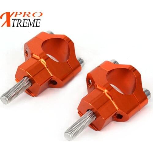 28MM Billet HandleBar Fat Bar Risers Mount Clamp For KTM SX SXF EXC XCW XCFW EXCF 125 250 300 350 400 450 500 505 525 530 00-14