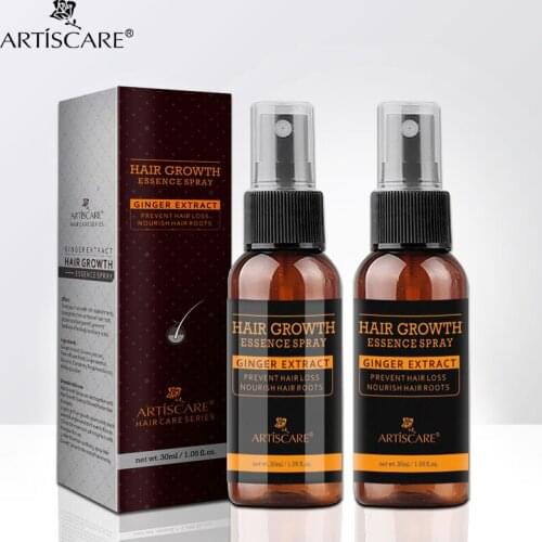 ARTISCARE Hair Growth Essence Spray 2PCS Anti Hair Loss Essential Oil Preventing Baldness Consolidating Nourish Roots Hair