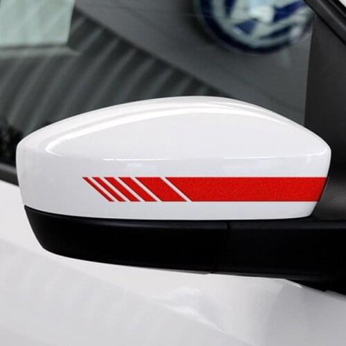 Car sticker rear view mirror side stripe vinyl for Toyota Camry Corolla RAV4 Yaris Highlander/Land Cruiser/PRADO Vios Vitz