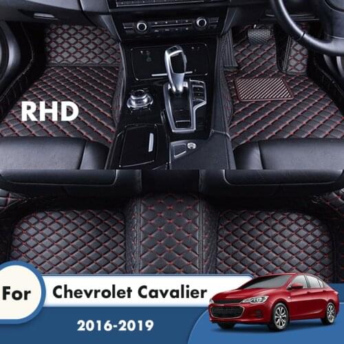 RHD Car Floor Mats For Chevrolet Cavalier 2019 2018 2017 2016 Carpets Custom Auto Styling Foot Pads Car Accessories Interior Rug