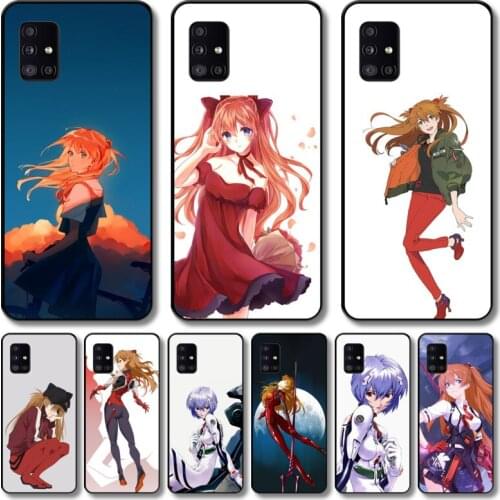 EVA anime japan Phone Case For Samsung Galaxy A 12 51 52 21 71 72 42 31 10 80 90 S E 5G Black Shell Art Cell Cover
