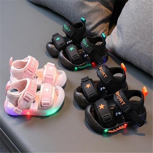 Disney children baby shoes, the new summer 2021 girls sandals train up a child in fashion shoes beach shoes