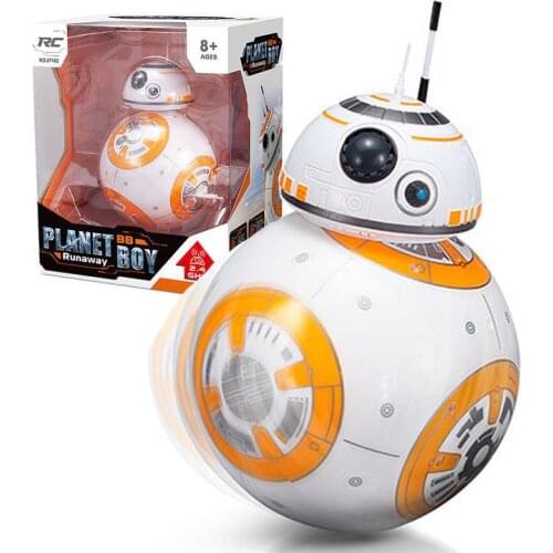 Star Wars Bb-8 Ball Rc Robot Intelligent Small Ball 2.4g Remote Control Droid Rc Robots Action Figure Bb 8 Model Doll Kids Toys