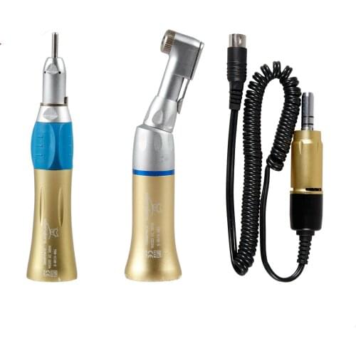 4 Colors Dental Marathon Electric Micromotor 35K rpm+Slow Low Speed Contra Angle Straight Nosecone Handpiece