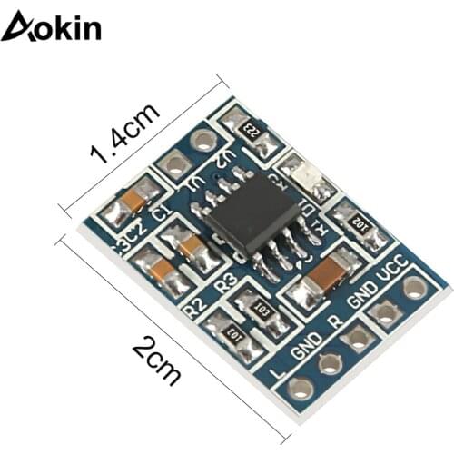 HXJ8002 Mini Audio Amplifier Module Audio amplifier module Single Channel 3W/DC2.0~5.5V