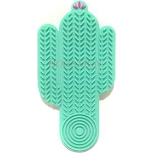 Summer Fun Fruit Silicone Scrub Pad Makeup Brush Brush Cleaning Pad Beauty Tools Scrub Sucker Sale