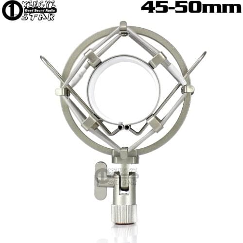 Metal Universal Shock Mount Stand Microphone Spider Suspension Shockproof Mic Holder Clip For MXL R144 V69M V67G V87 V67I 2003A