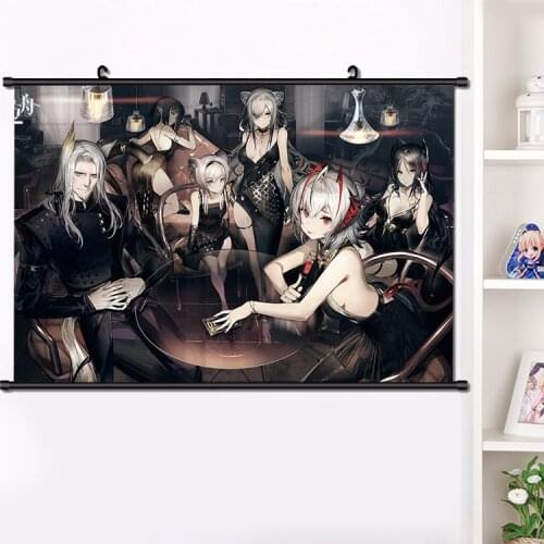 NEW Anime Game Arknights W Projekt Red Silence HD Wall Scroll Roll Painting Poster Print Home Decor Collectible Art Gift 40x60cm