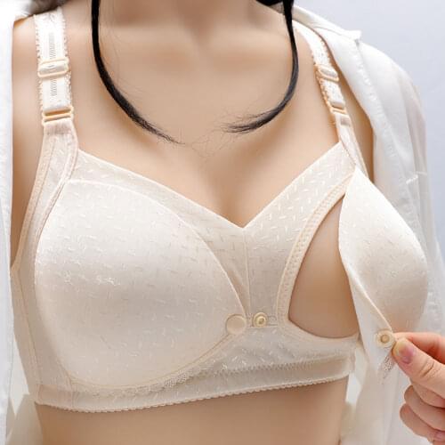Breastfeeding Nursing Bra Pregnant Women Underwear Wire Free Maternity Bra Pregnancy Clothes cotton Pumping Sleep Bras