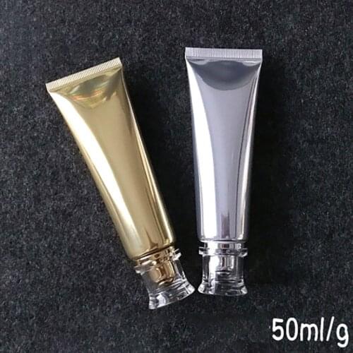 30pcs 50ml Empty Plastic Travel Cosmetic Make up Soft Tubes Container Bottle Shower Lotion Cleanser Packing Sample Bottles