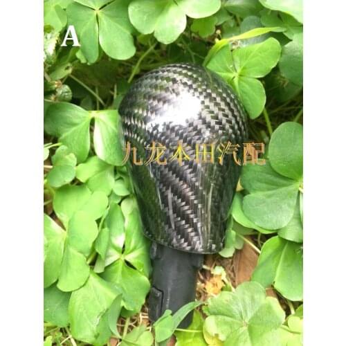 Fit for HONDA Spirior 2009 RDX carbon fiber shift knob gear lever gear head handball