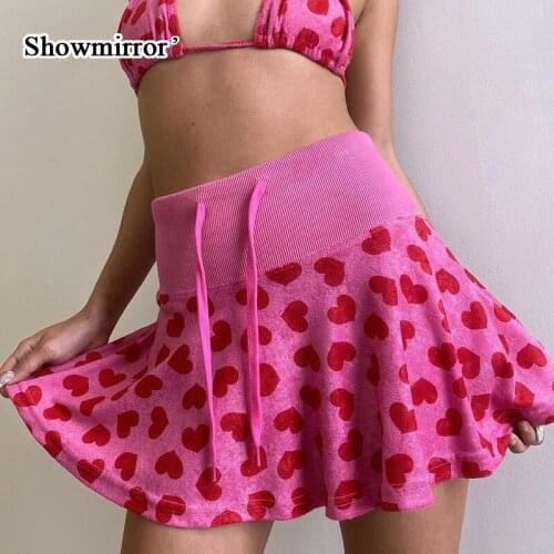 Женские юбки с высокой талией Showmirror China At AliExpress