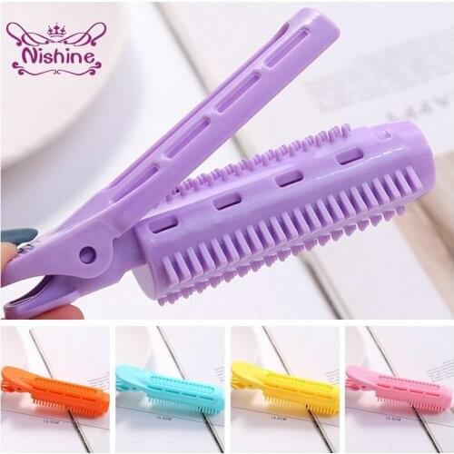 10.5*2 CM 1 PCS Volumizing Hair Root Clip Natural Fluffy Hairclip Sleeping No Heat Plastic Hair Curler Twist DIY Styling Tools