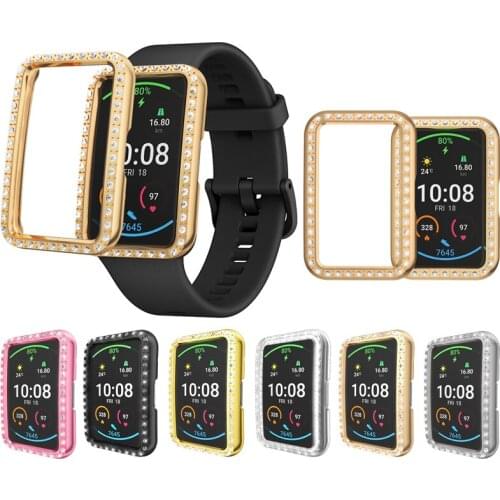 PC Diamond Plating Protective Shell For Huawei Watch Fit Smart Watch Case Cover Accessories For Huawei Honor Watch ES Case