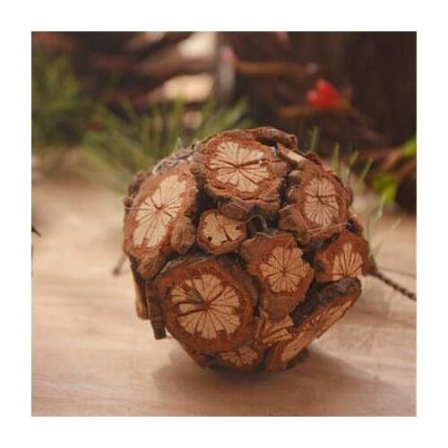 1pcs,Natural Deciduous/Bark Dried Flower Ball,Vintage Shop Window Easter decoration, Valentine Day gift box decor,Eternal Rose