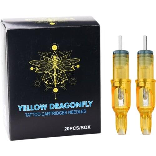 20pcs Tattoo Needles Disposable Sterile Tattoo Cartridge Needles For Tattoo Machine Pen Round Liner Shader Supplies RL/RS/RM/M1