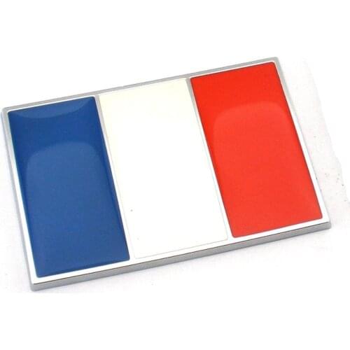 3D French Republic lag Badge car Emblem Decal FR auto Truck rear Franch sticker