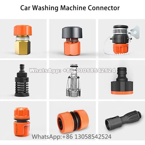 Car Washing Machine Accessories, Water Inlet Connector, Quick Plug Connector, Faucet Universal Connector, Adapter for Car Washer