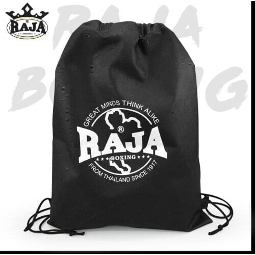 RAJA Boxing Gloves Portable Dust Proof Retractable Black Exquisite Storage Bag Boxing Gift Box Muay Thai Sanda Kickboxing