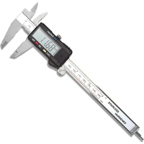 Digital caliper 0-150mm Metric Imperial Digital Depth Vernier Caliper Micrometer Stainless Steel Electric Digital Depth Gauge