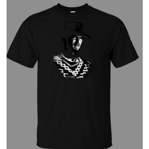 Clint Eastwood Poncho T-Shirt - New Fashion Men MenS T Shirt T Shirt Cotton Men Short Sleeve Tee Shirts Baseball T Shirts