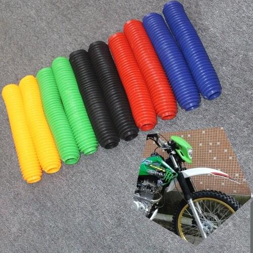 For Suzuki RMZ250 RMZ450 RM85 RM125 RM250 DRZ400 Black Motorcycle Off-road Front Fork Shock Absorber Front Damping Dust Cover