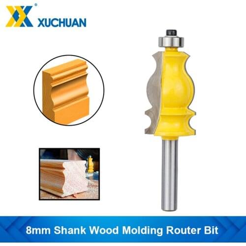 Molding Router Bit 8mm Shank Tenon Sculpture Fishtail Cutter For Woodworking Shape Cutter Tool Trimming Engraving Tools