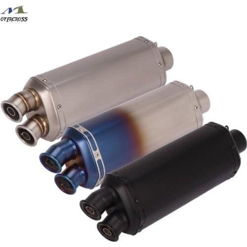 Motorcycle Exhaust Pipe Muffler with DB Killer TNT600 Ninja400 250 R25 R3 R15 Z1000 SV650 Z900 F850GS R1200GS
